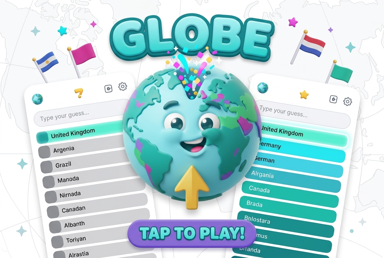 GLOBE: Guess the Country